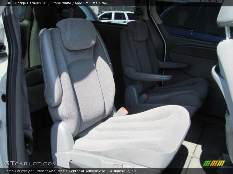 Stone White / Medium Slate Gray 2006 Dodge Caravan SXT