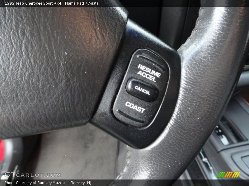 Flame Red / Agate 1999 Jeep Cherokee Sport 4x4