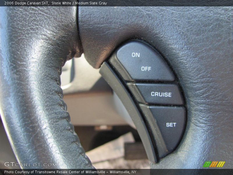 Stone White / Medium Slate Gray 2006 Dodge Caravan SXT