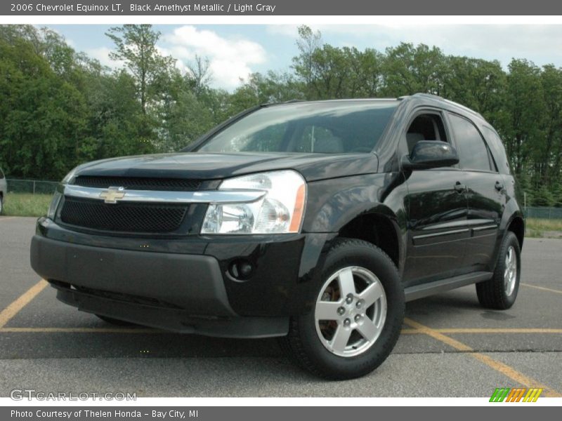 Black Amethyst Metallic / Light Gray 2006 Chevrolet Equinox LT