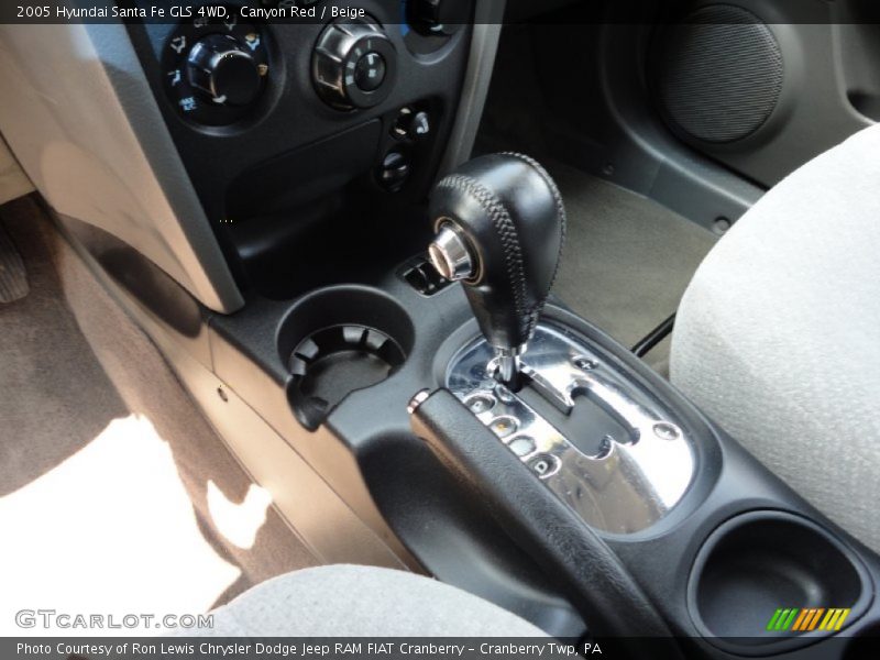 Canyon Red / Beige 2005 Hyundai Santa Fe GLS 4WD