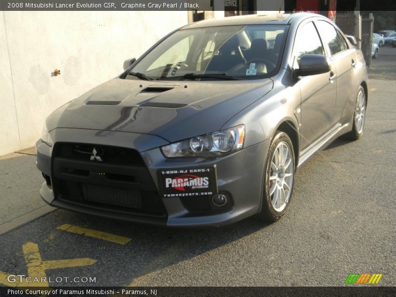 Front 3/4 View of 2008 Lancer Evolution GSR