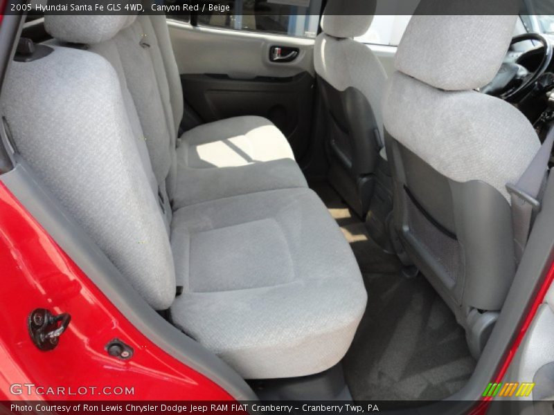 Canyon Red / Beige 2005 Hyundai Santa Fe GLS 4WD