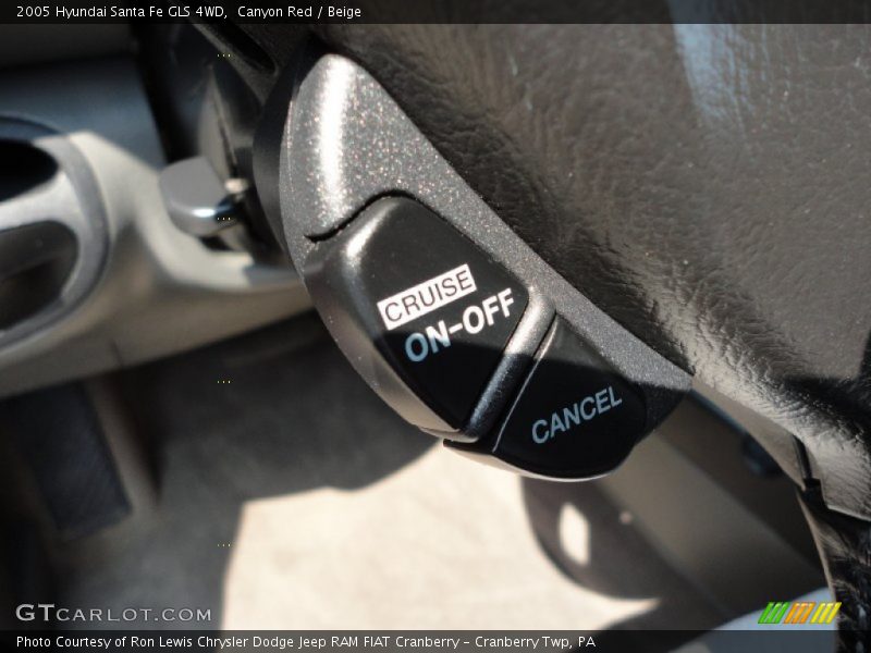 Canyon Red / Beige 2005 Hyundai Santa Fe GLS 4WD