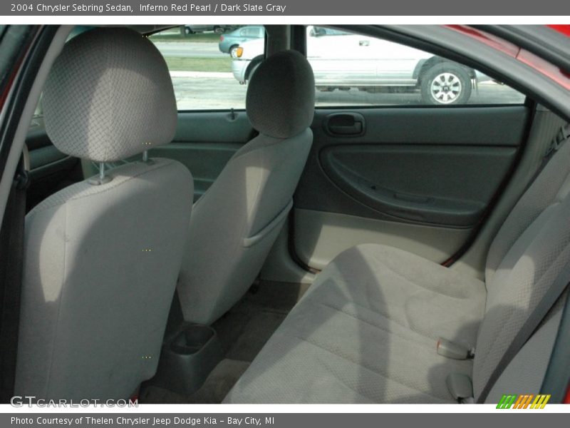 Inferno Red Pearl / Dark Slate Gray 2004 Chrysler Sebring Sedan
