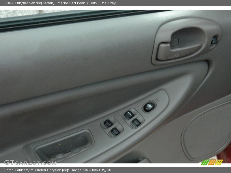 Inferno Red Pearl / Dark Slate Gray 2004 Chrysler Sebring Sedan