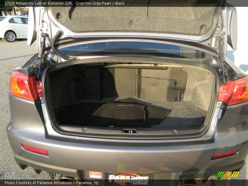 Graphite Gray Pearl / Black 2008 Mitsubishi Lancer Evolution GSR