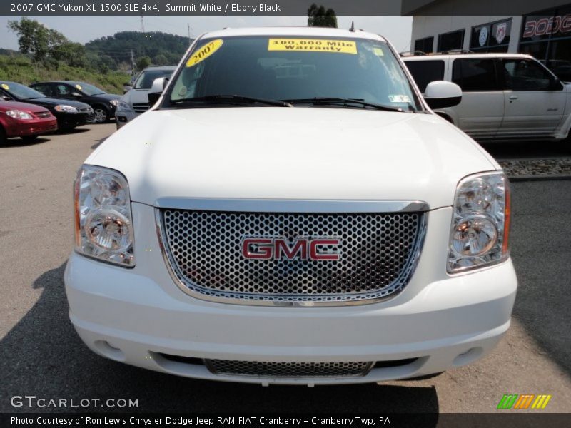 Summit White / Ebony Black 2007 GMC Yukon XL 1500 SLE 4x4