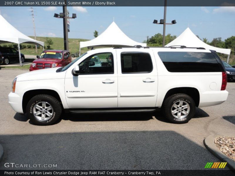 Summit White / Ebony Black 2007 GMC Yukon XL 1500 SLE 4x4