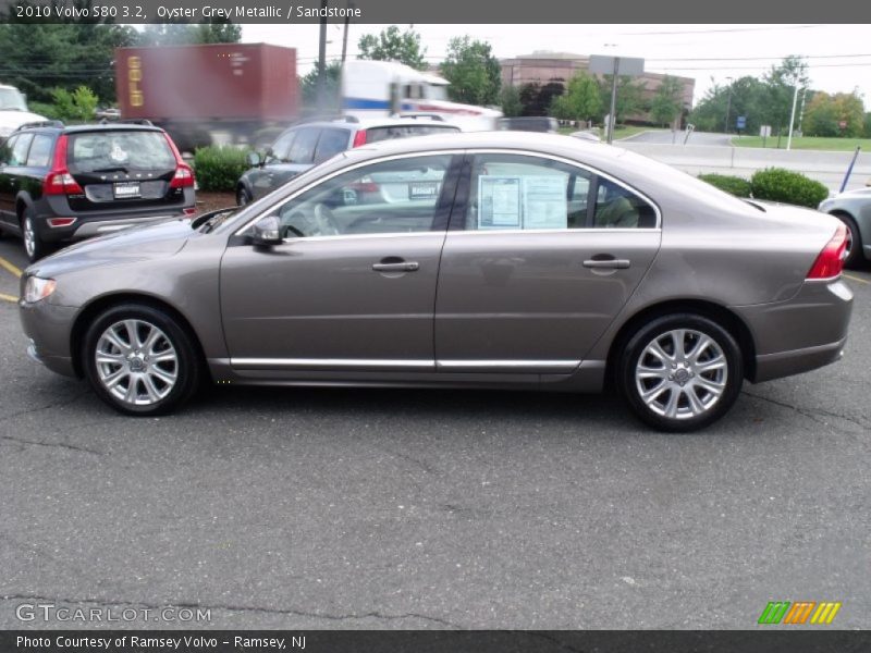 Oyster Grey Metallic / Sandstone 2010 Volvo S80 3.2