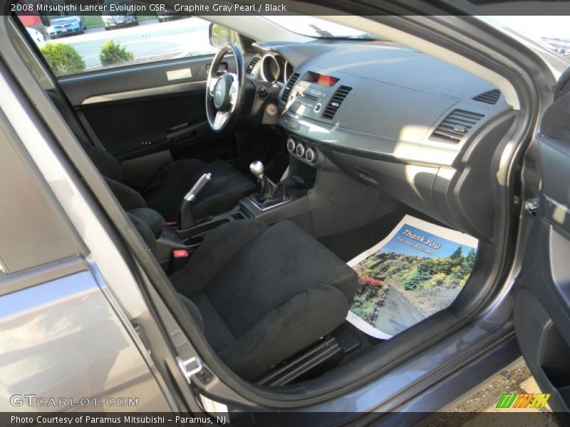  2008 Lancer Evolution GSR Black Interior