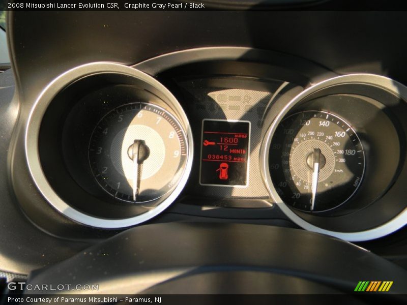 Graphite Gray Pearl / Black 2008 Mitsubishi Lancer Evolution GSR