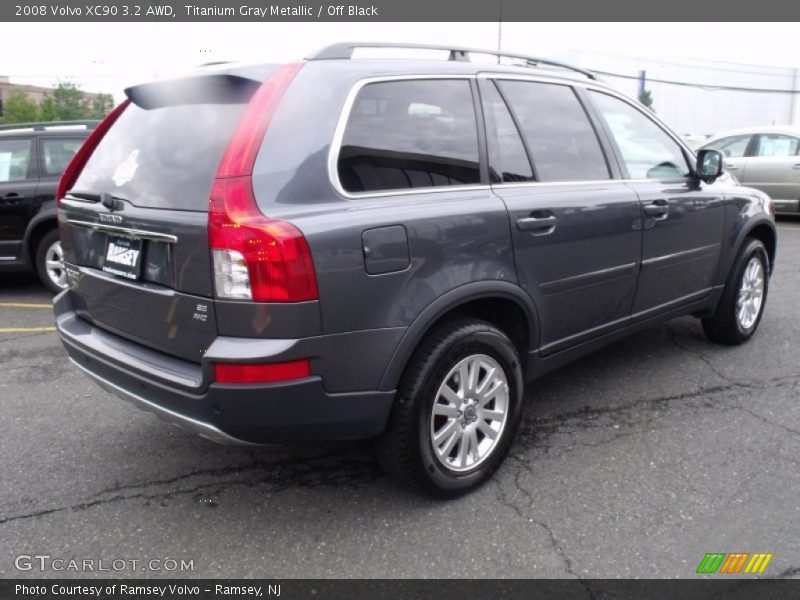 Titanium Gray Metallic / Off Black 2008 Volvo XC90 3.2 AWD