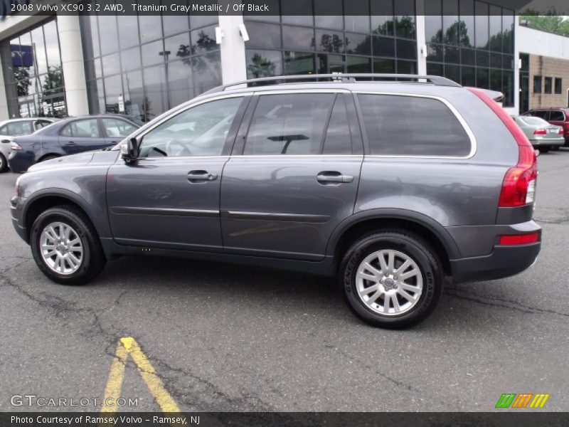 Titanium Gray Metallic / Off Black 2008 Volvo XC90 3.2 AWD