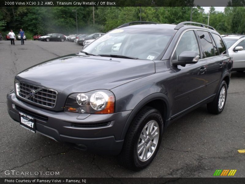 Titanium Gray Metallic / Off Black 2008 Volvo XC90 3.2 AWD