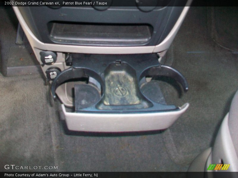 Patriot Blue Pearl / Taupe 2002 Dodge Grand Caravan eX