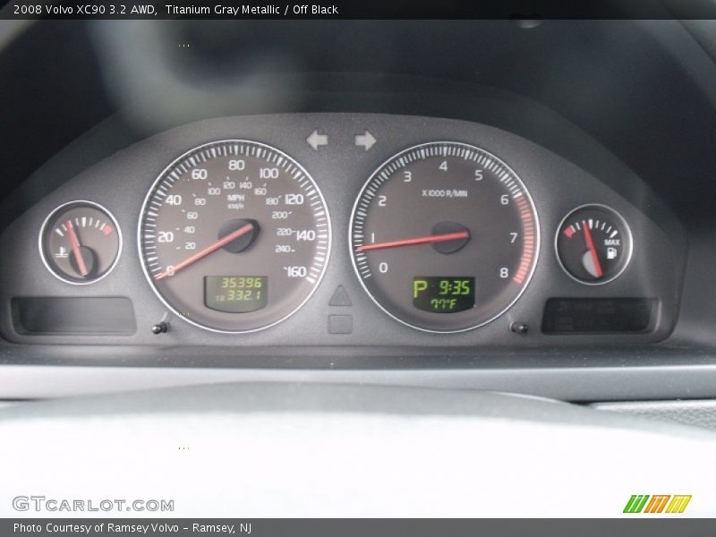 Titanium Gray Metallic / Off Black 2008 Volvo XC90 3.2 AWD