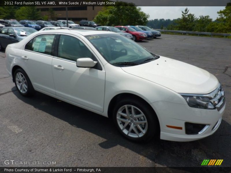  2012 Fusion SEL V6 AWD White Suede