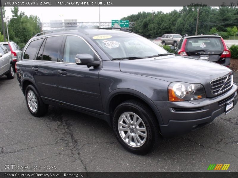 Titanium Gray Metallic / Off Black 2008 Volvo XC90 3.2 AWD