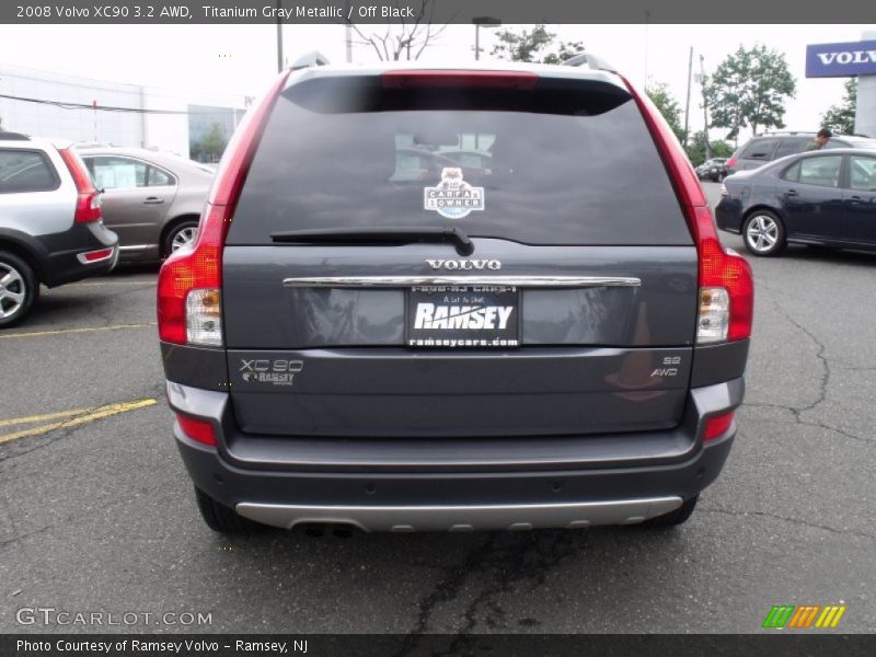Titanium Gray Metallic / Off Black 2008 Volvo XC90 3.2 AWD