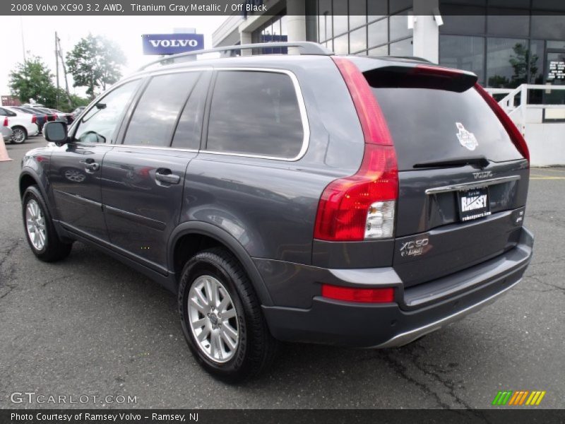Titanium Gray Metallic / Off Black 2008 Volvo XC90 3.2 AWD