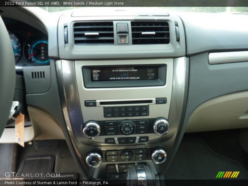 Controls of 2012 Fusion SEL V6 AWD