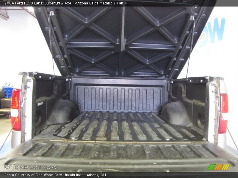 Arizona Beige Metallic / Tan 2004 Ford F150 Lariat SuperCrew 4x4