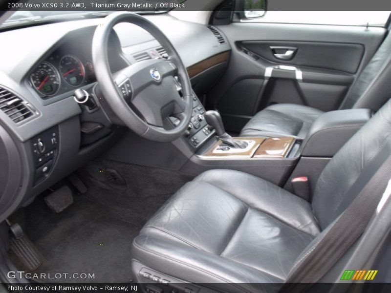 Titanium Gray Metallic / Off Black 2008 Volvo XC90 3.2 AWD