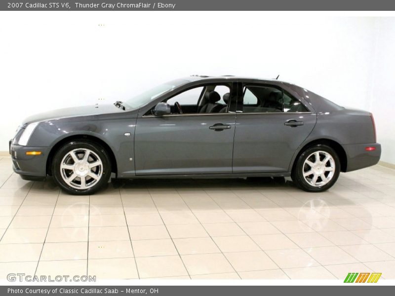 Thunder Gray ChromaFlair / Ebony 2007 Cadillac STS V6
