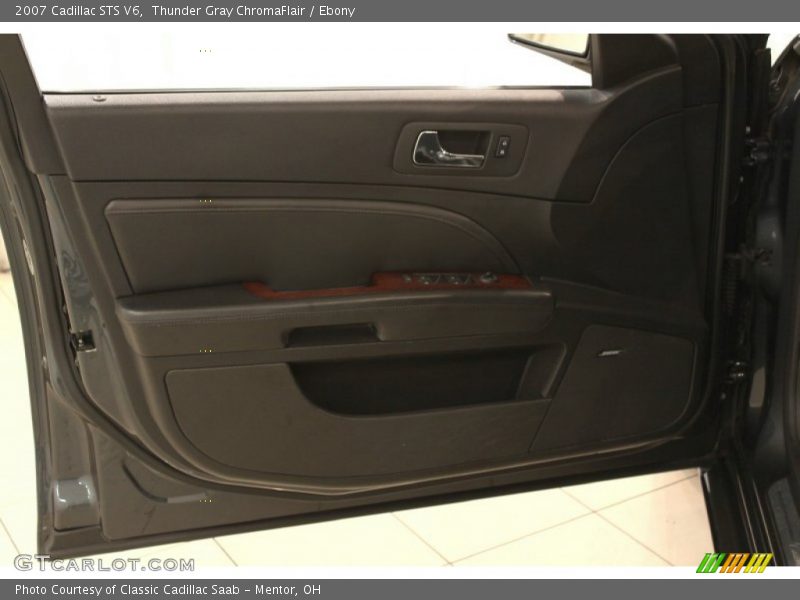 Thunder Gray ChromaFlair / Ebony 2007 Cadillac STS V6