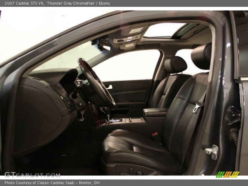 Thunder Gray ChromaFlair / Ebony 2007 Cadillac STS V6