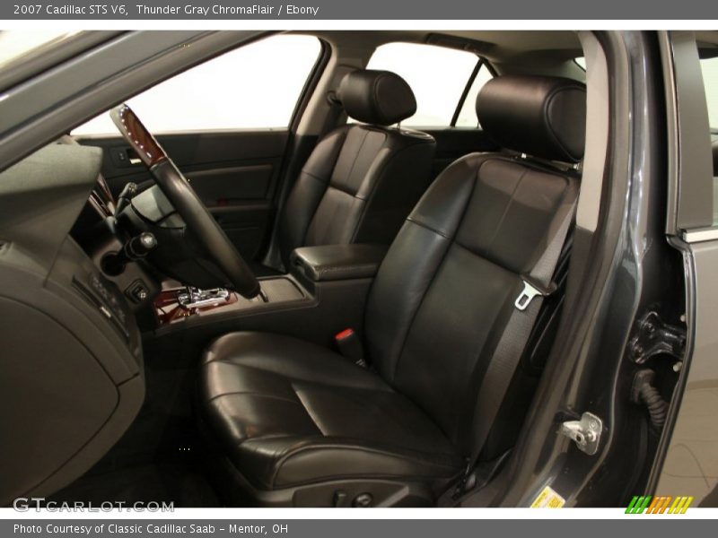 Thunder Gray ChromaFlair / Ebony 2007 Cadillac STS V6