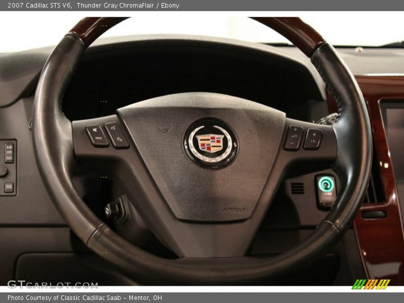 Thunder Gray ChromaFlair / Ebony 2007 Cadillac STS V6