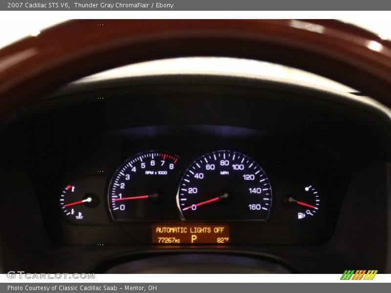 Thunder Gray ChromaFlair / Ebony 2007 Cadillac STS V6