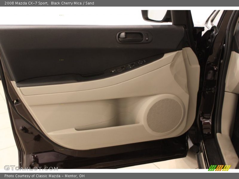 Black Cherry Mica / Sand 2008 Mazda CX-7 Sport