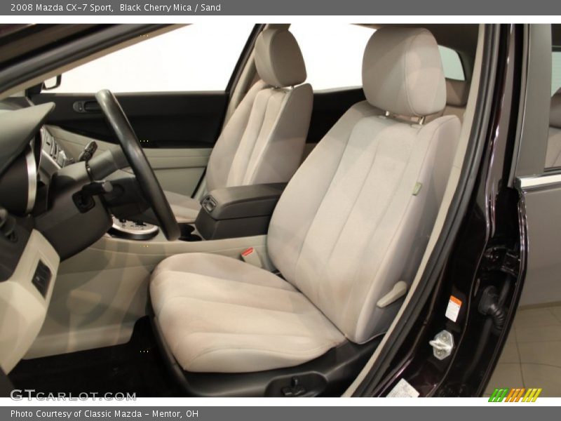 Black Cherry Mica / Sand 2008 Mazda CX-7 Sport