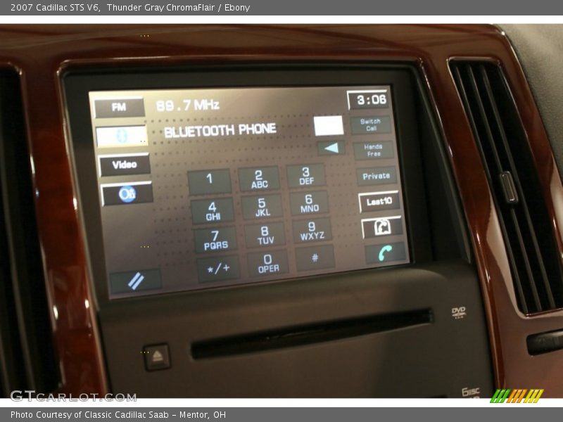 Thunder Gray ChromaFlair / Ebony 2007 Cadillac STS V6