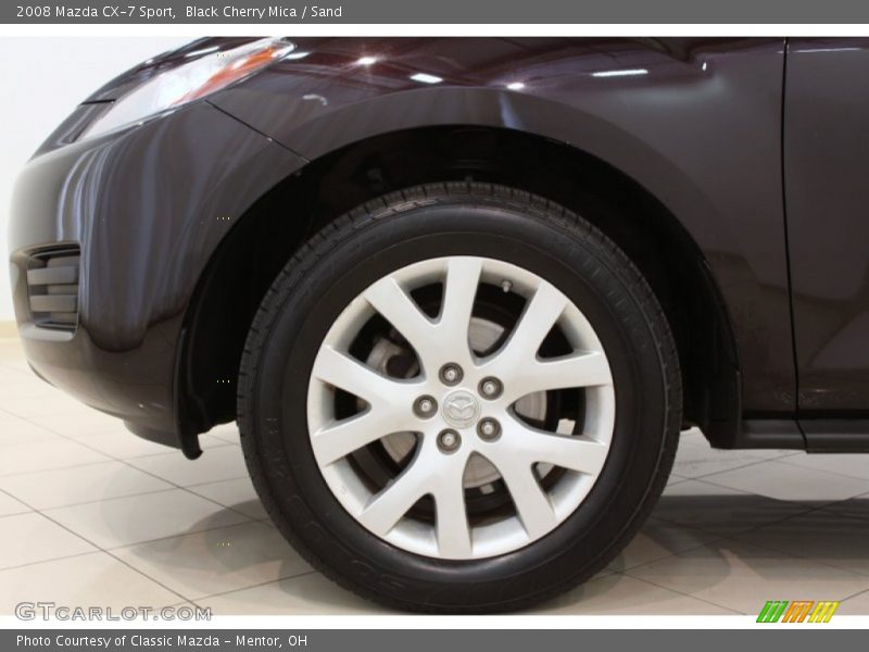 Black Cherry Mica / Sand 2008 Mazda CX-7 Sport