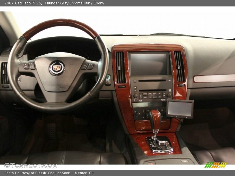 Thunder Gray ChromaFlair / Ebony 2007 Cadillac STS V6