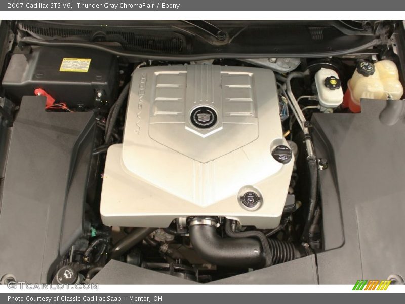 Thunder Gray ChromaFlair / Ebony 2007 Cadillac STS V6