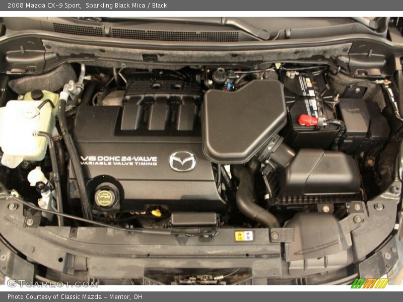 Sparkling Black Mica / Black 2008 Mazda CX-9 Sport