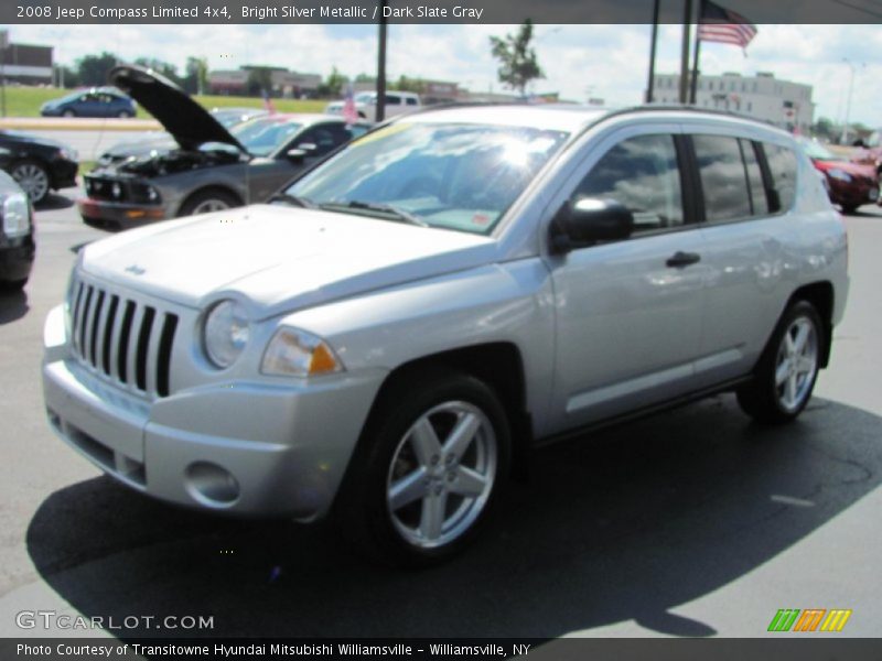 Bright Silver Metallic / Dark Slate Gray 2008 Jeep Compass Limited 4x4