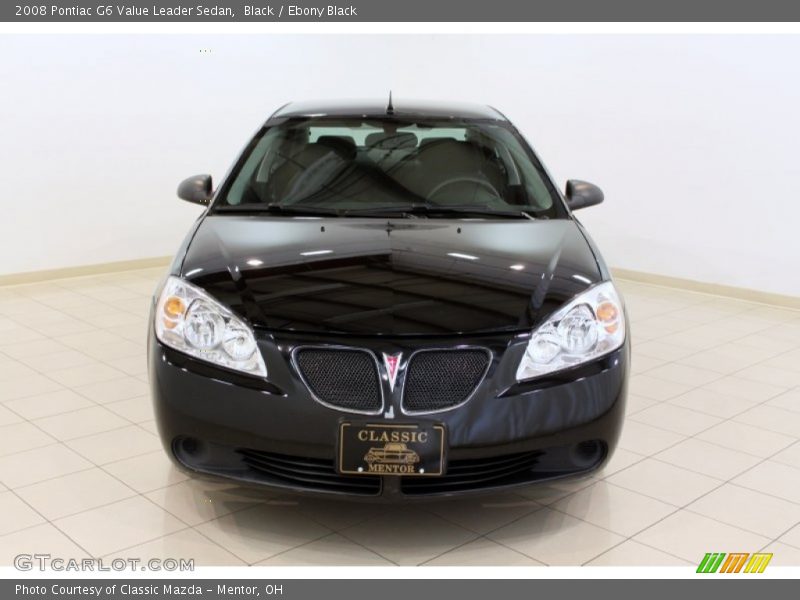 Black / Ebony Black 2008 Pontiac G6 Value Leader Sedan