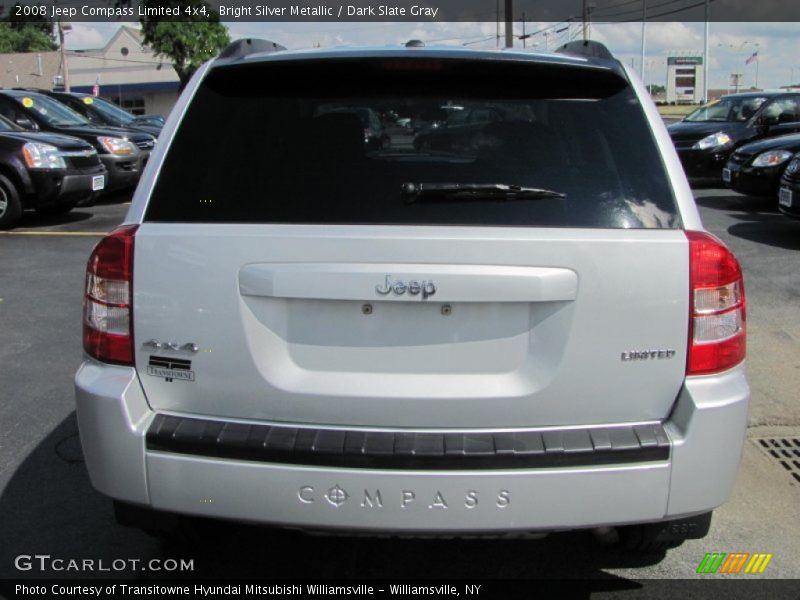 Bright Silver Metallic / Dark Slate Gray 2008 Jeep Compass Limited 4x4