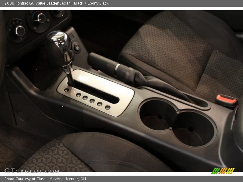 Black / Ebony Black 2008 Pontiac G6 Value Leader Sedan
