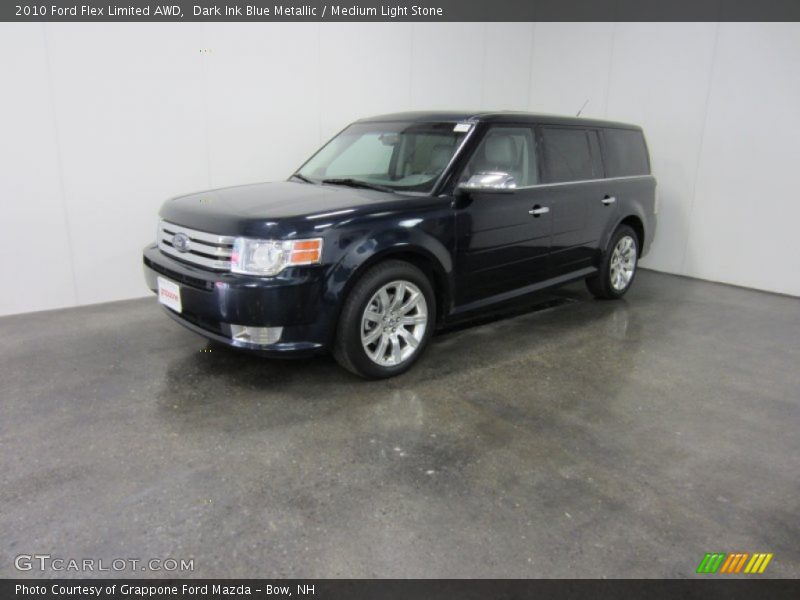 Dark Ink Blue Metallic / Medium Light Stone 2010 Ford Flex Limited AWD