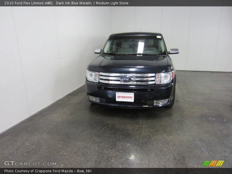 Dark Ink Blue Metallic / Medium Light Stone 2010 Ford Flex Limited AWD