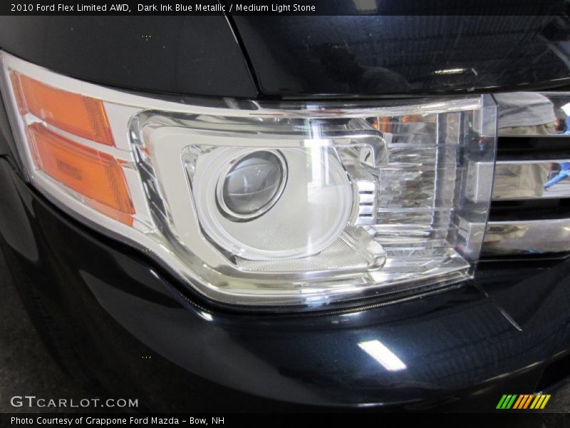 Dark Ink Blue Metallic / Medium Light Stone 2010 Ford Flex Limited AWD