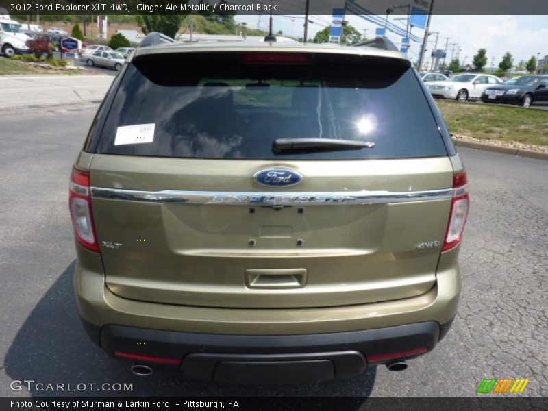 Ginger Ale Metallic / Charcoal Black 2012 Ford Explorer XLT 4WD