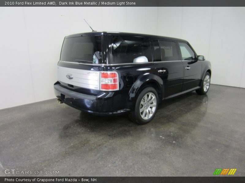 Dark Ink Blue Metallic / Medium Light Stone 2010 Ford Flex Limited AWD